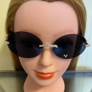 (UNISEX) Black & Gold Fantasy Frames